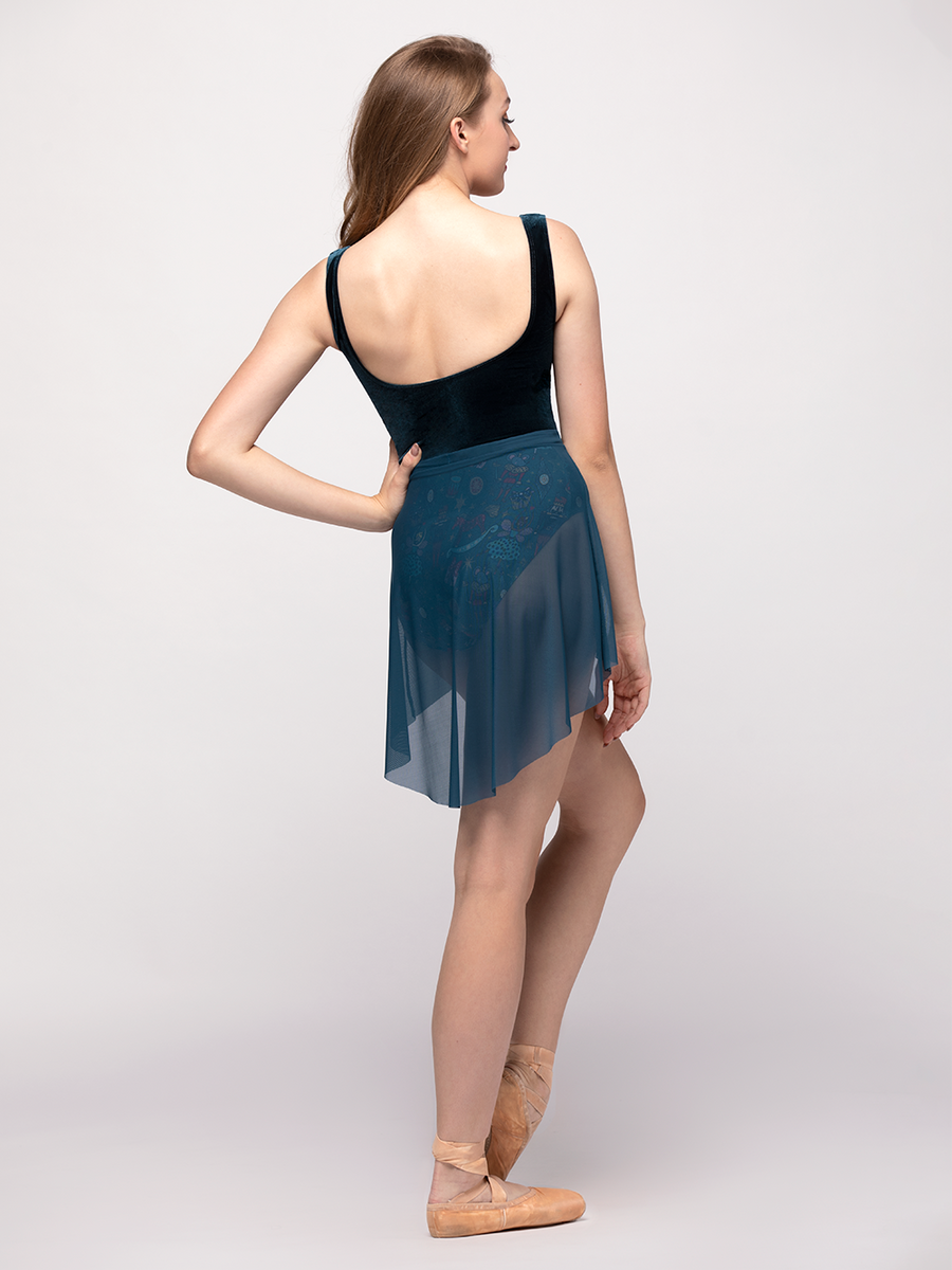 Mid High-Low Skirt