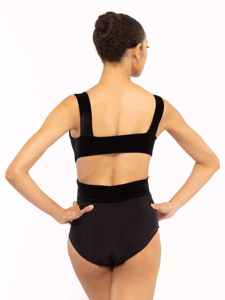 Jackie Leotard Black Velvet RTW