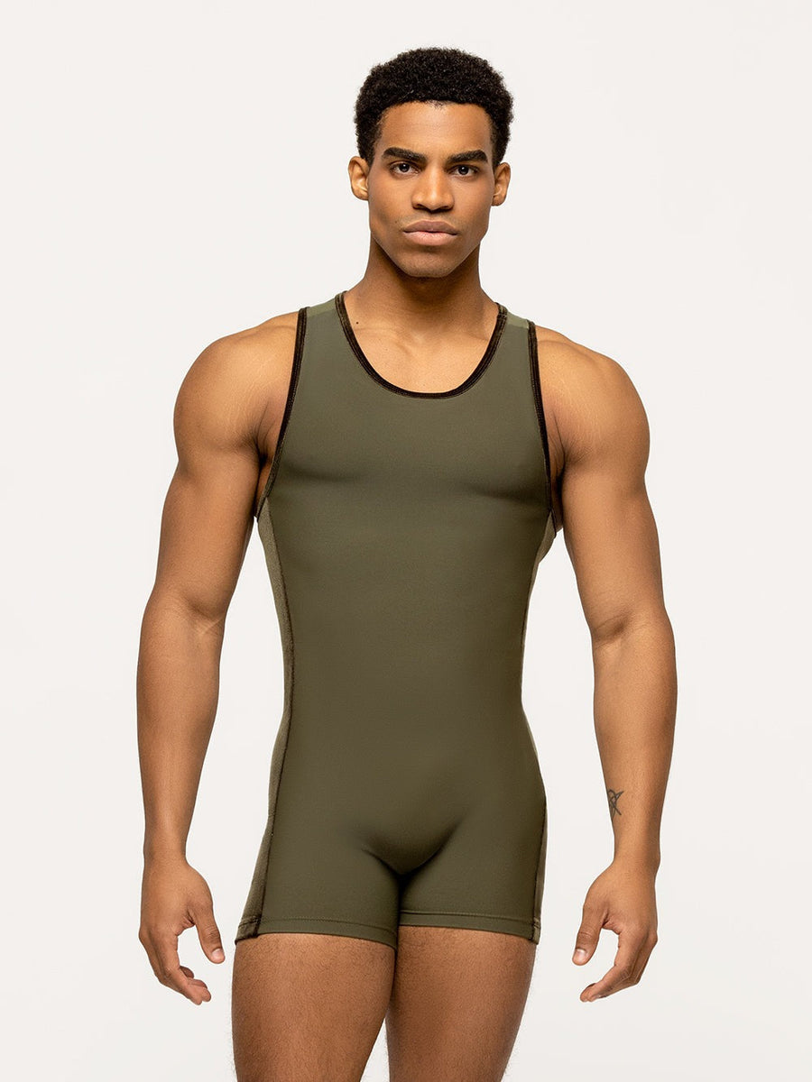 Travis Biketard Dark Olive Velvet RTW