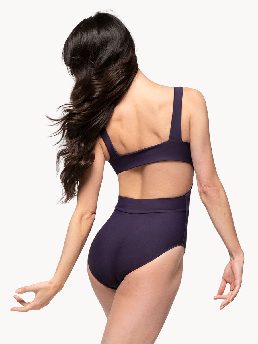 Jackie Dark Plum Leotard RTW