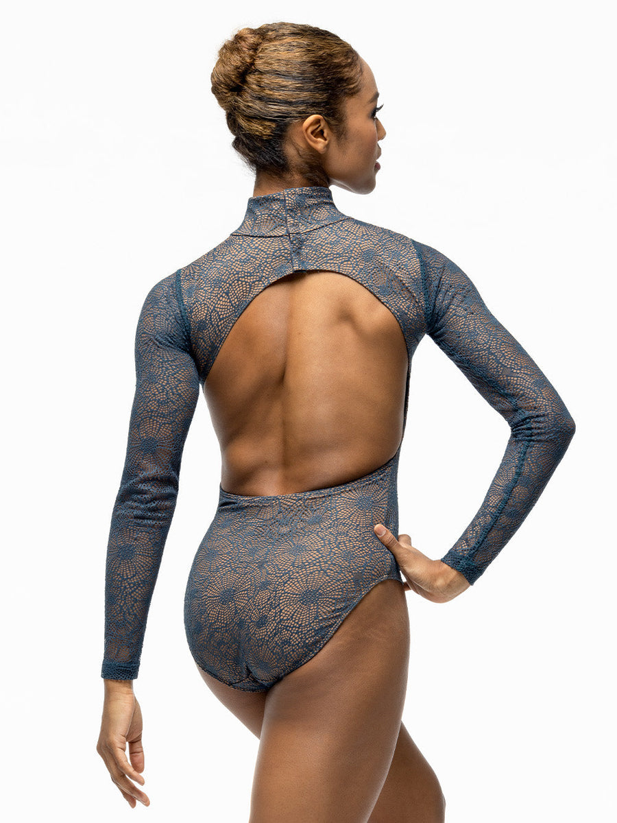Molly Deep Sea Lace Latte Leotard RTW