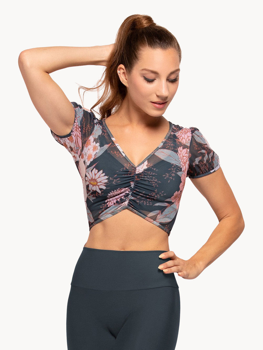 Kylie Crop Top Devoted Symphony Mesh RTW