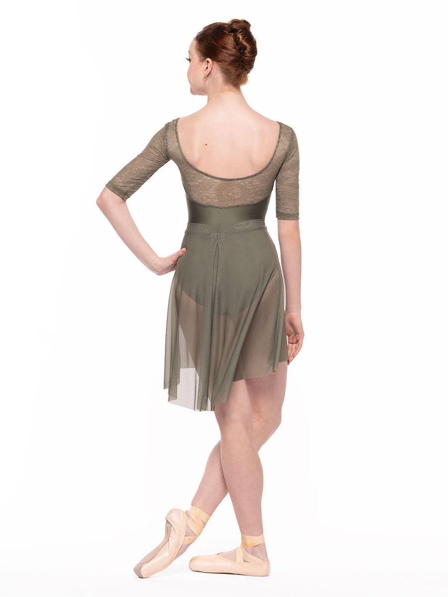 Vinzant Leotard Dusty Olive Zinnia Lace RTW
