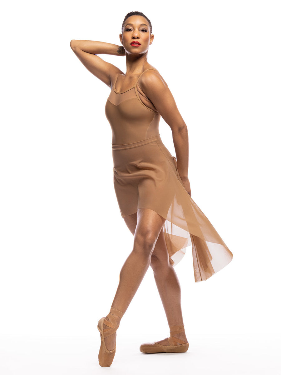 Short Dragonfly Skirt Caramel Mesh RTW