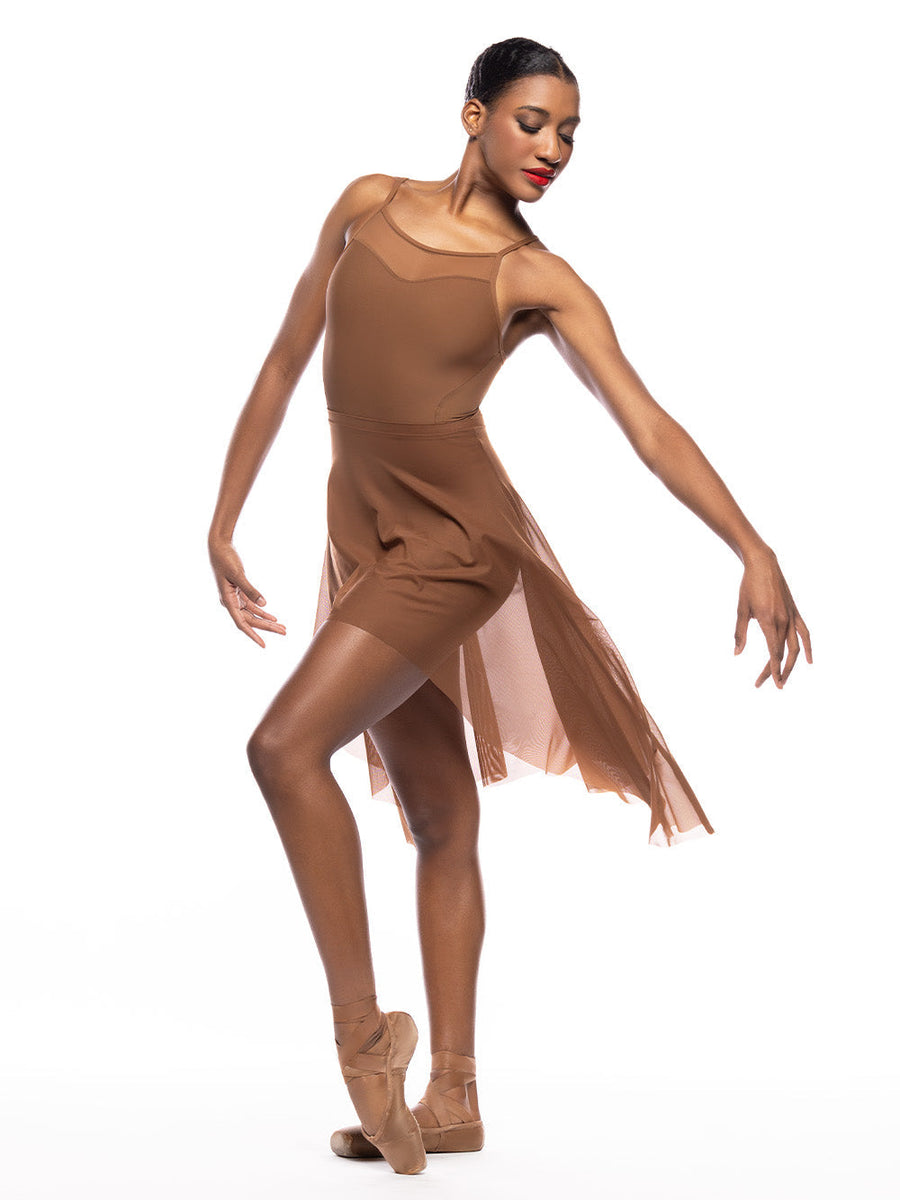 Short Dragonfly Skirt Mocha Mesh RTW