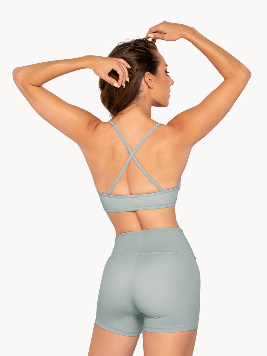 Rachel Crop Top Misty Blue RTW