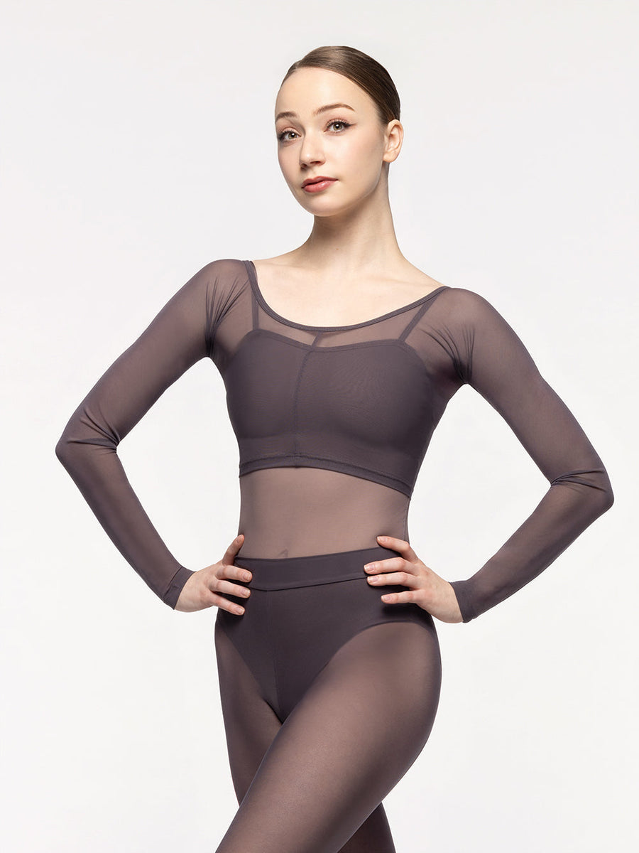 Back Seam Crop Top Mystic Mesh RTW