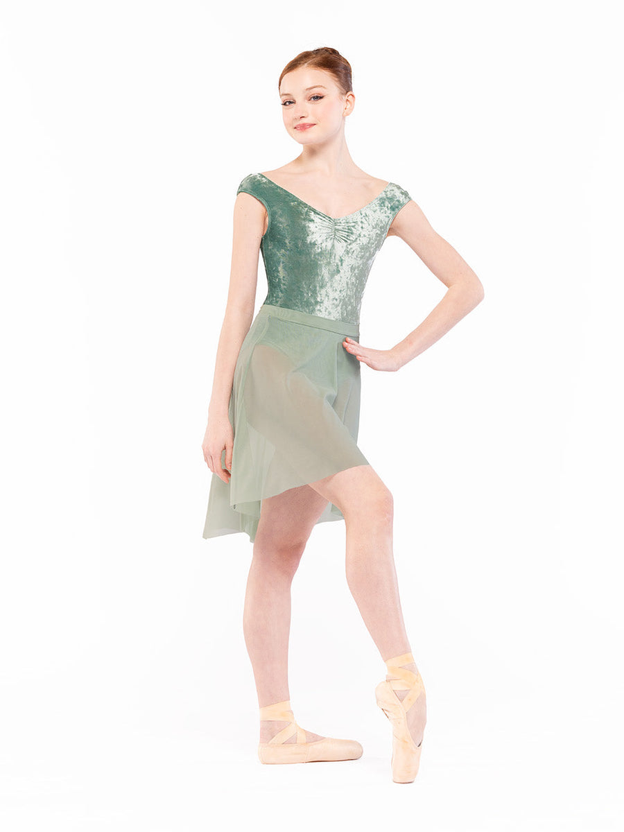 Sophia Leotard Paradise Garden Crushed Velvet RTW
