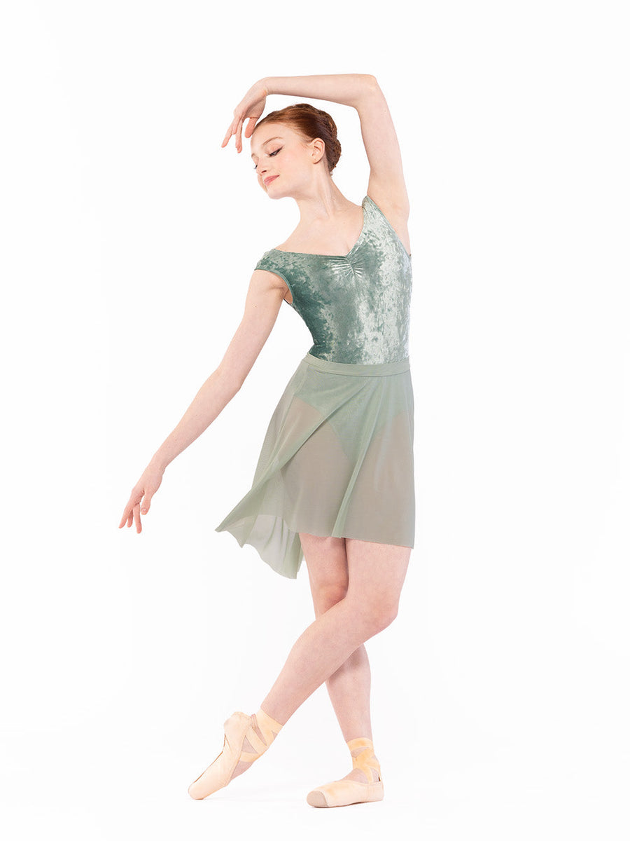 Sophia Leotard Paradise Garden Crushed Velvet RTW