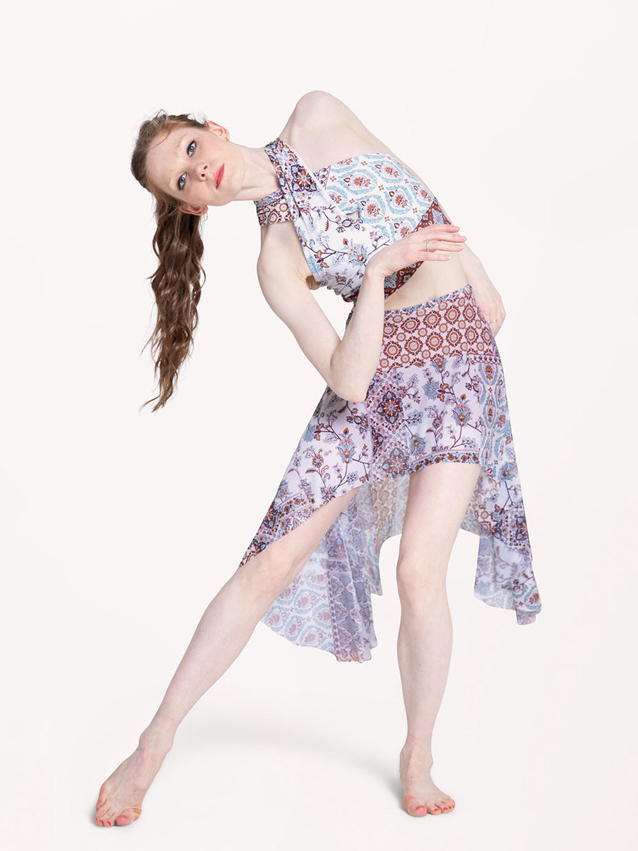 Lynette Crop Top Patchwork RTW
