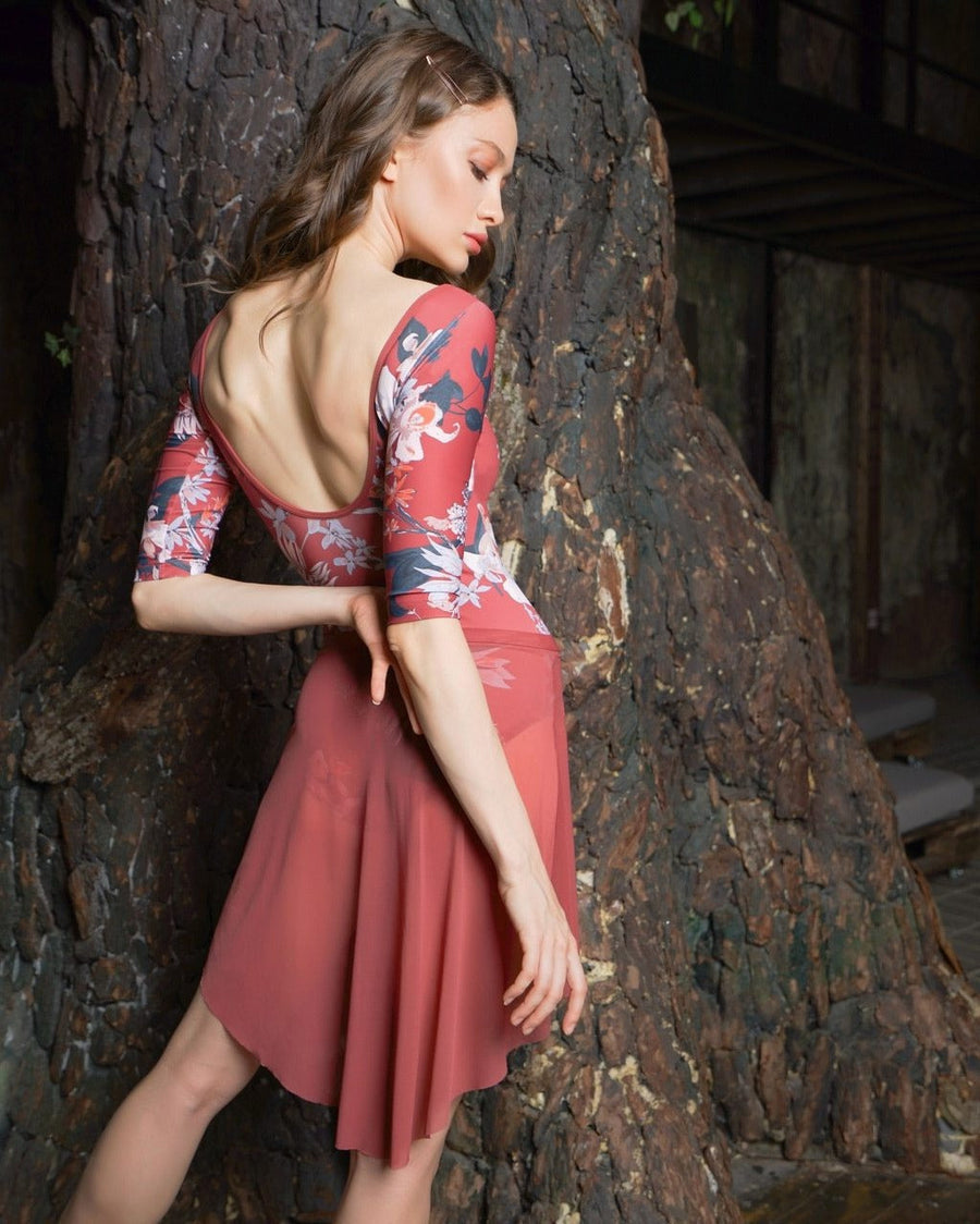 Mid High-Low Skirt