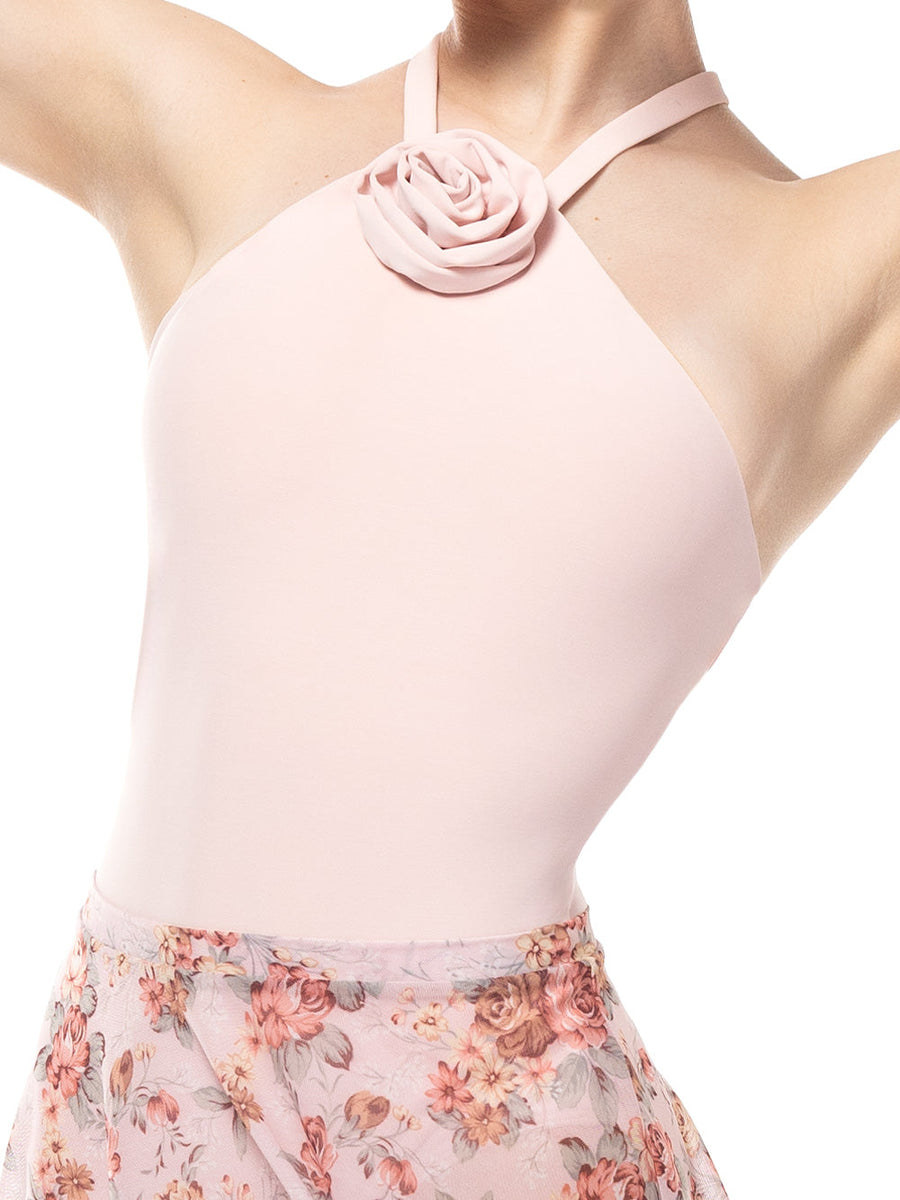 Rosette Leotard Powder Pink RTW