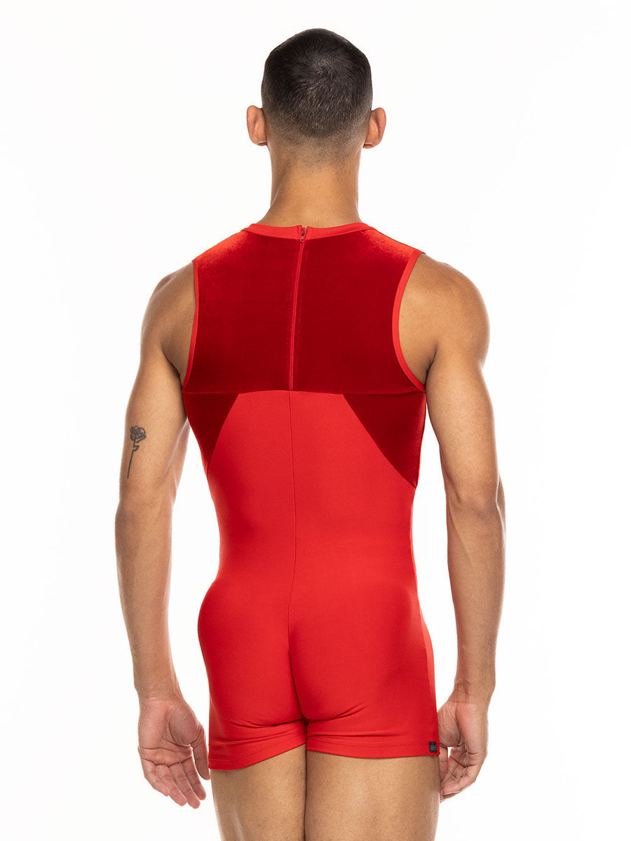 Adam Biketard Red Velvet RTW