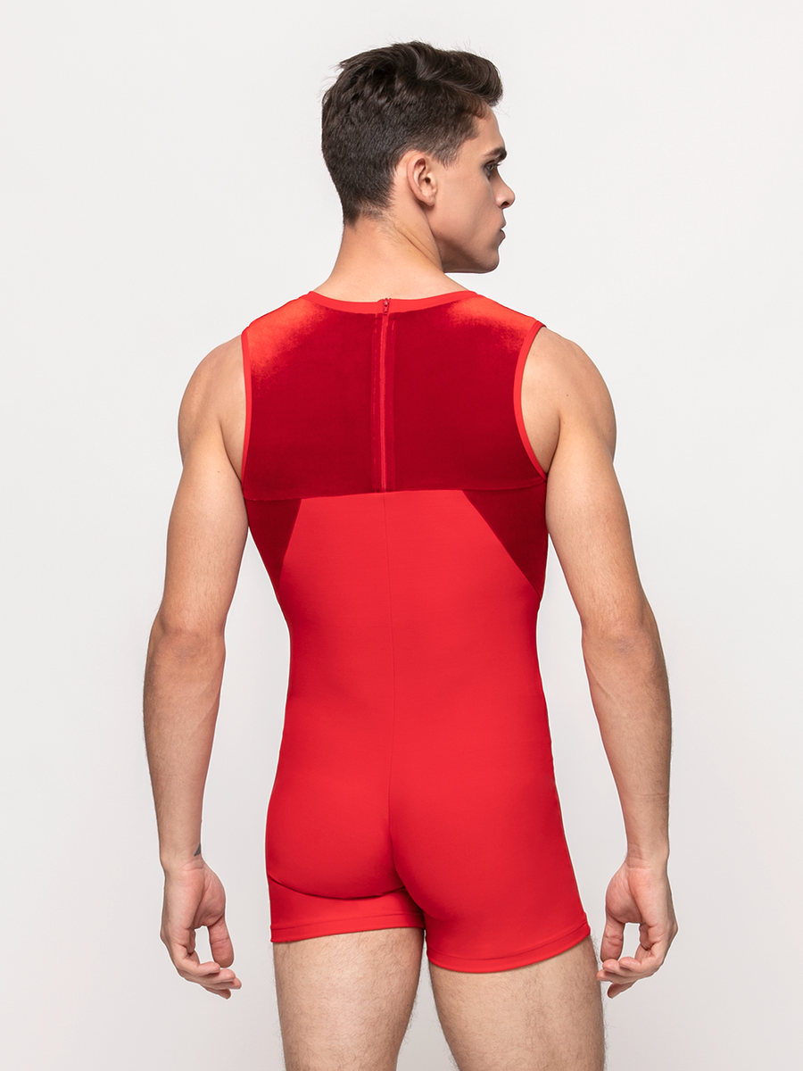 Adam Biketard Red Velvet RTW
