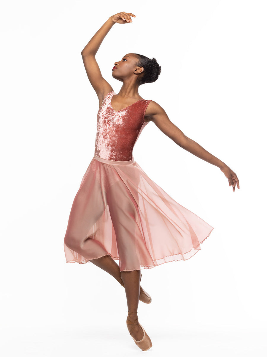 Sophia Leotard Sandstone Crushed Velvet RTW