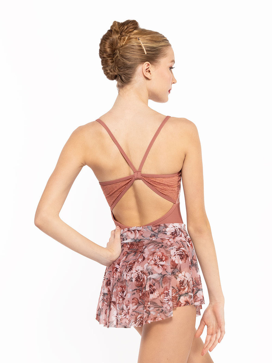 Mackenzie Leotard Sandstone Crushed Velvet RTW