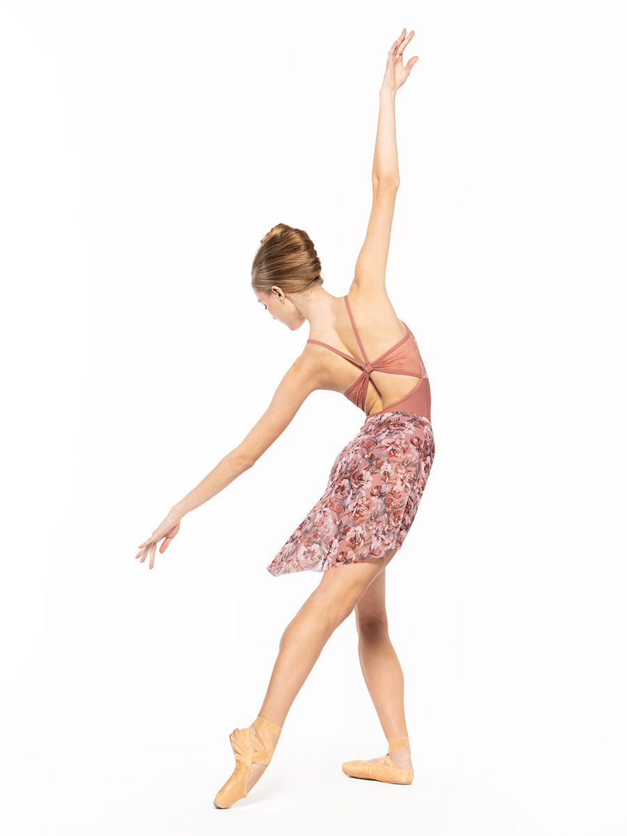 Mackenzie Leotard Sandstone Crushed Velvet RTW