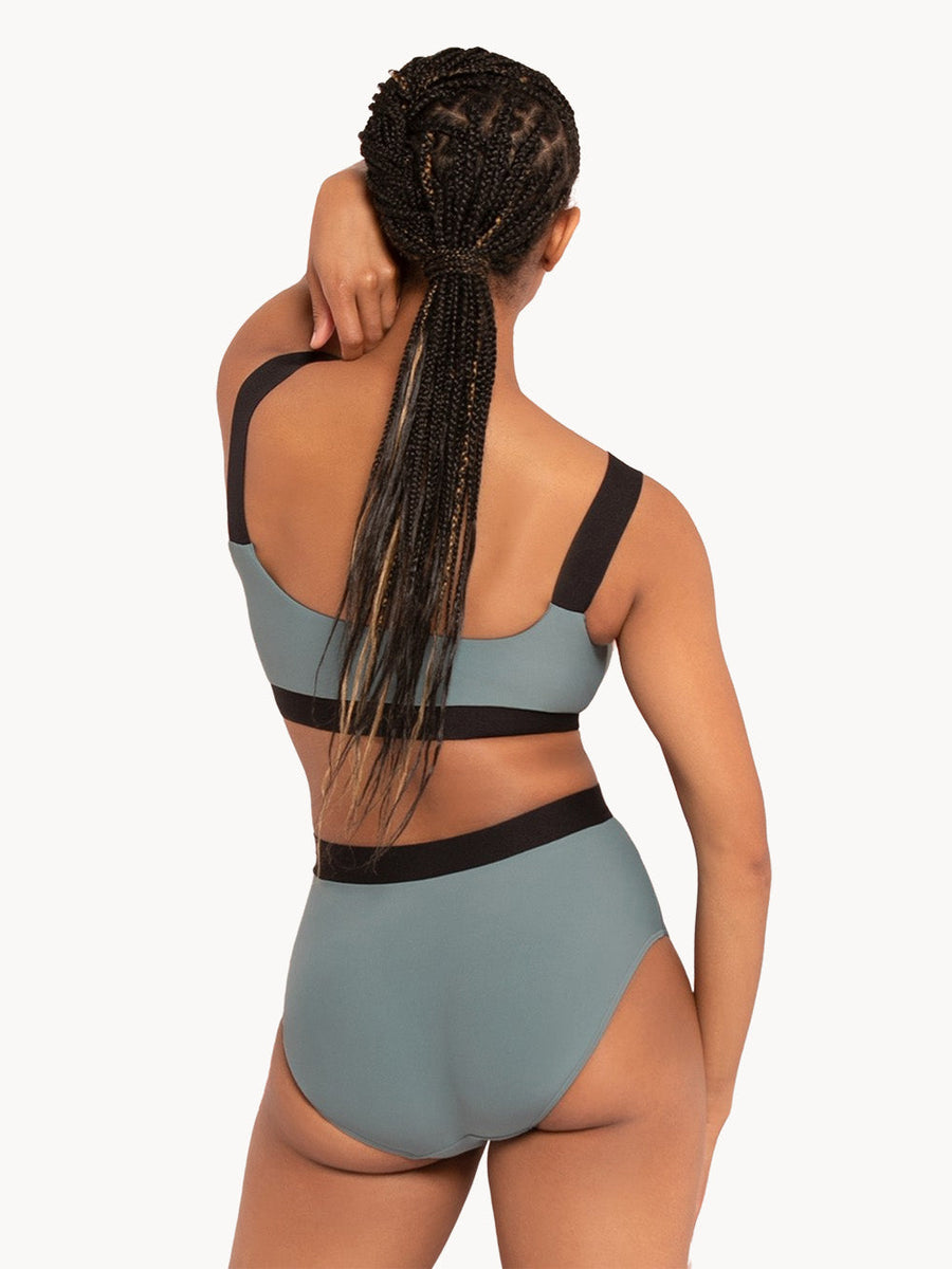 Vanessa Blue Agave Leotard RTW