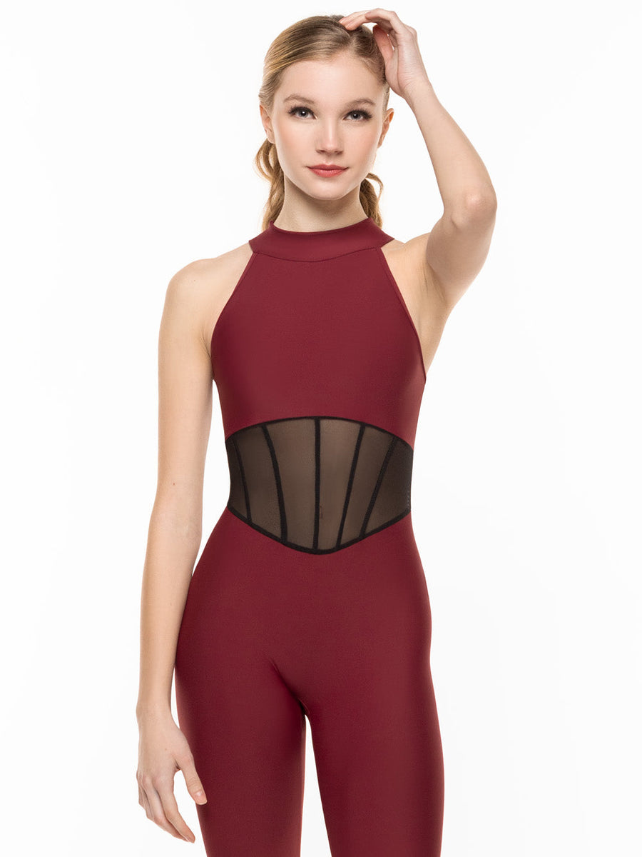 Kiki Unitard Burgundy Wine RTW