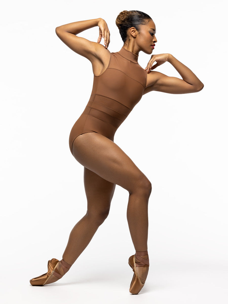 Zoe Mocha Leotard RTW