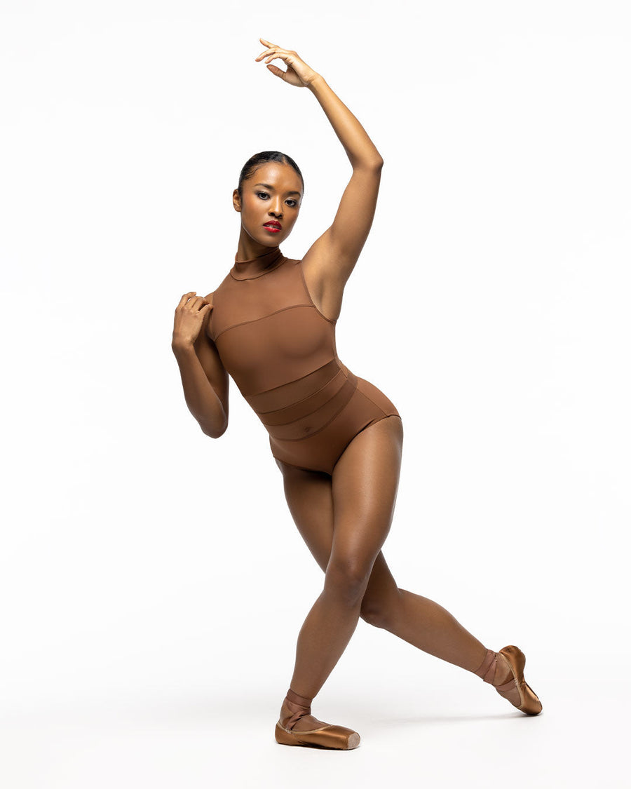 Zoe Mocha Leotard RTW