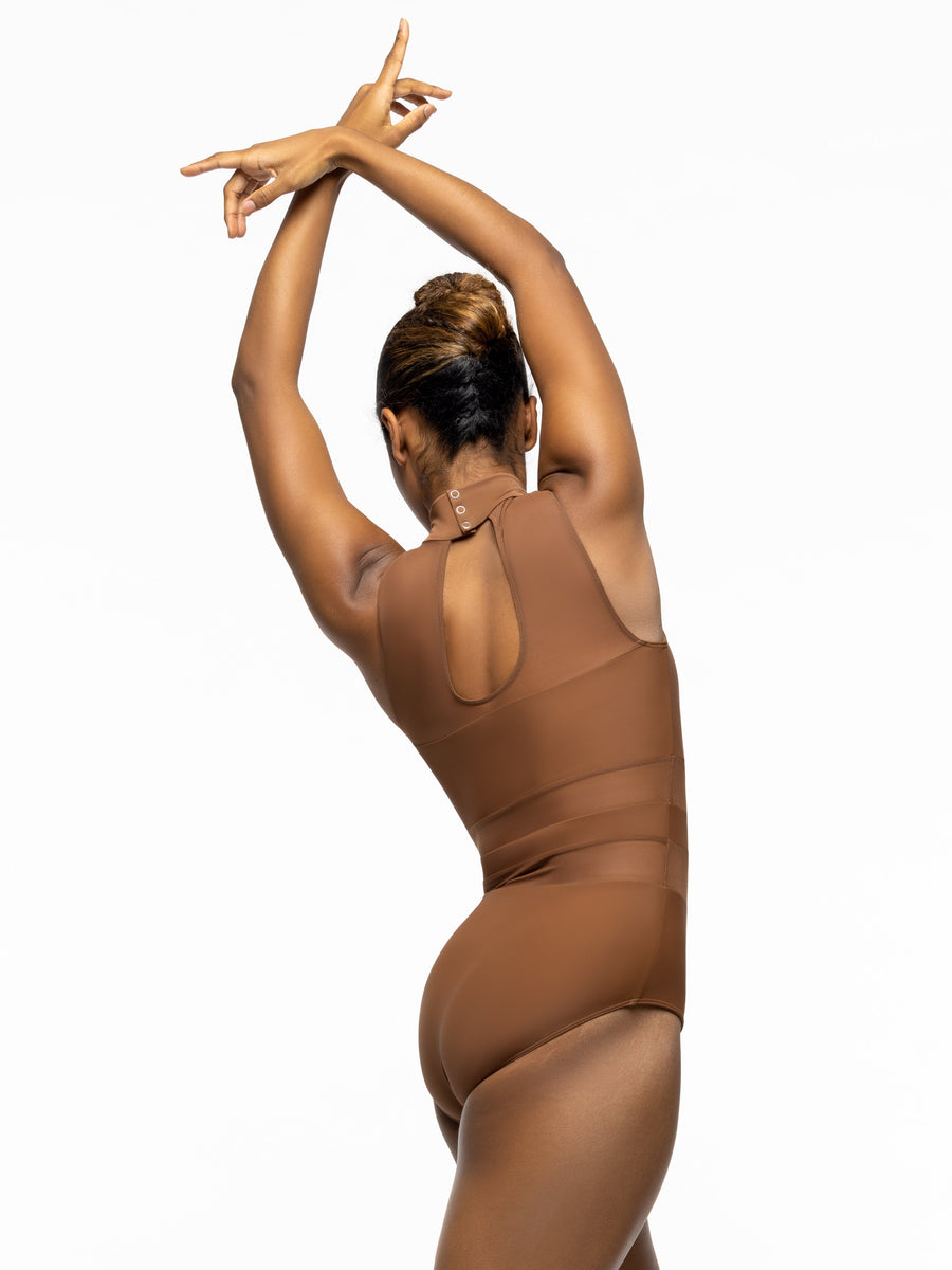 Zoe Mocha Leotard RTW