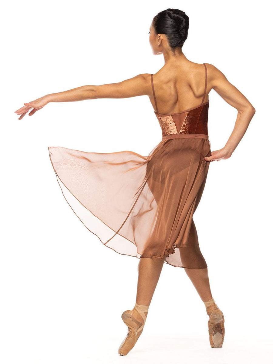 Chloe Leotard Spice Crushed Velvet RTW